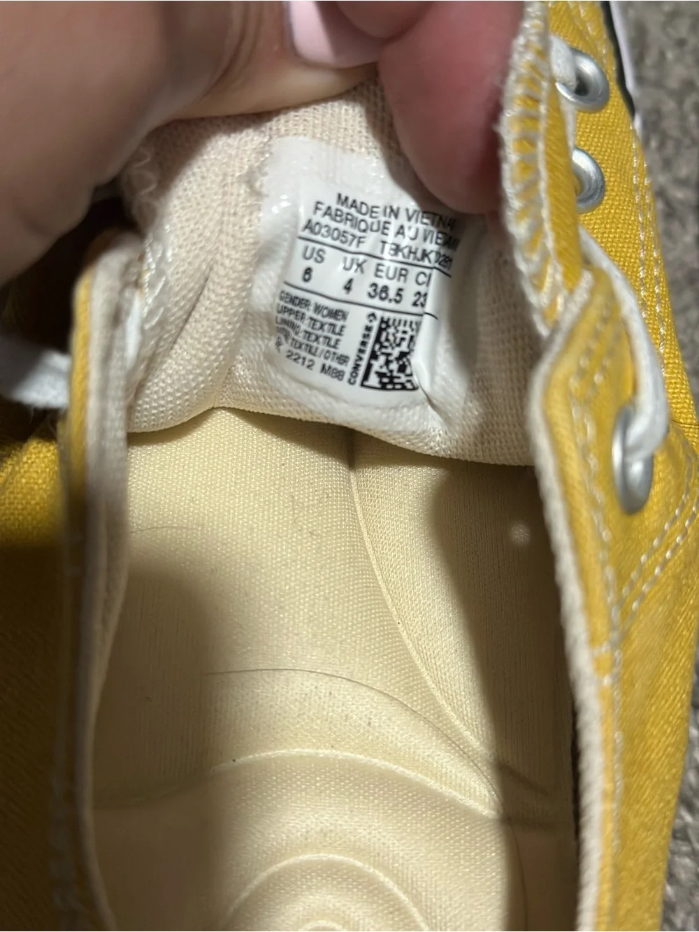 Converse Chuck Taylor All Star Low Top Sneakers in Yellow and White